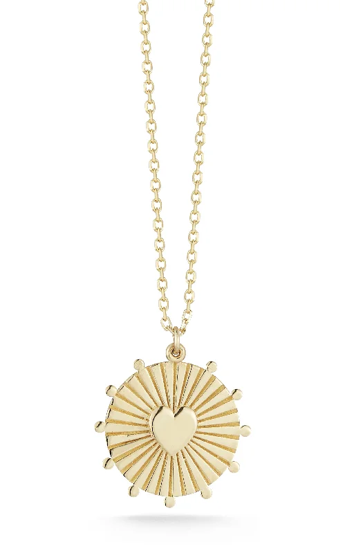 14K Gold Heart Necklace