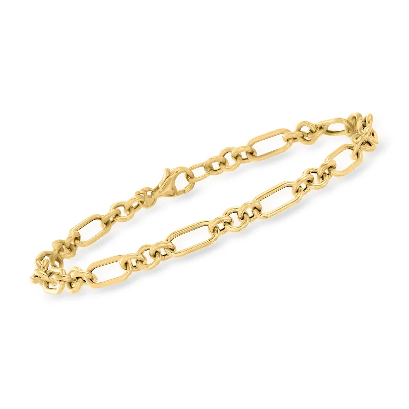 Ross-Simons Italian 14kt Yellow Gold Cable-Link Bracelet