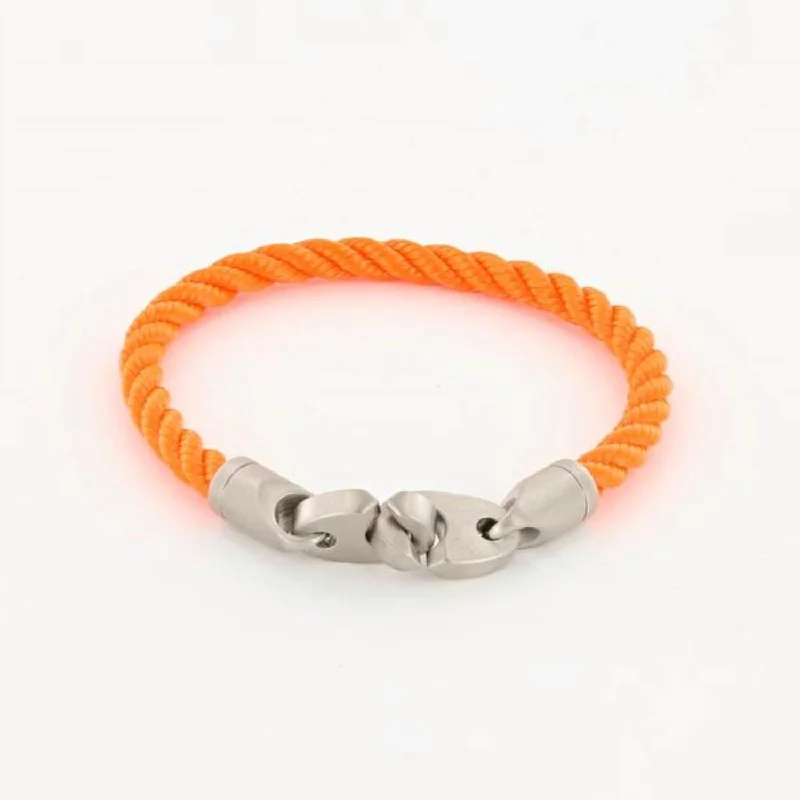 Unisex - Catch Single Rope Bracelet In Buoy Orange