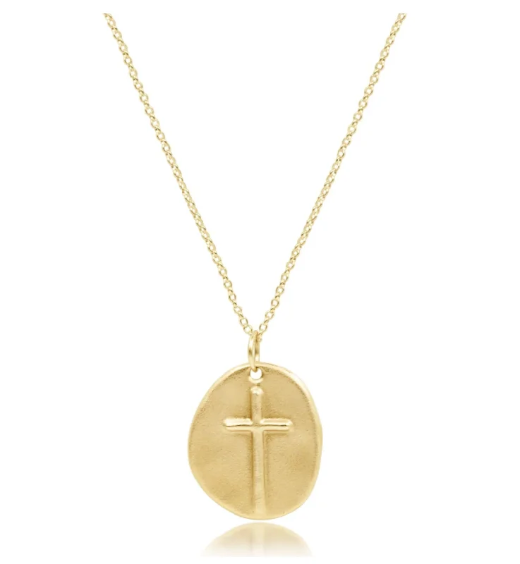 E Newton 16" Necklace Gold - Inspire Charm