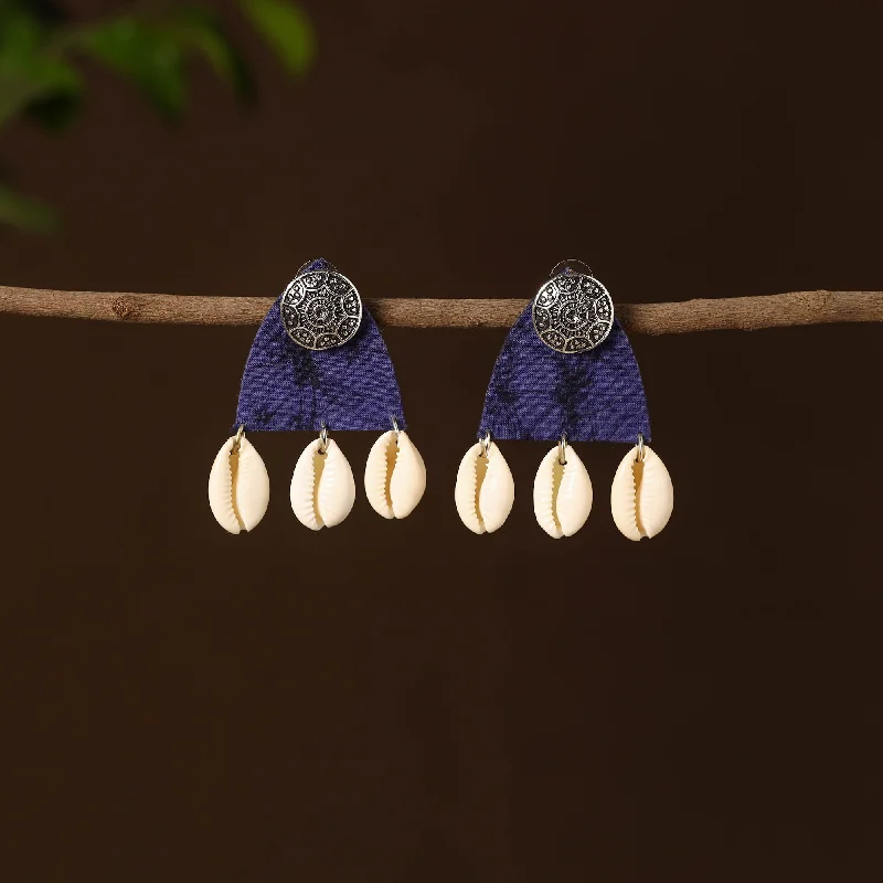 Ikra Fabart Shell Work Earrings