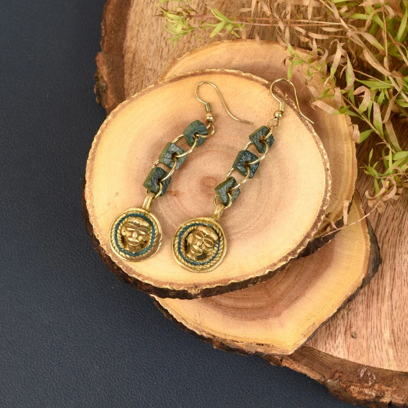 The Olive Queen Handcrafted Tribal Earrings