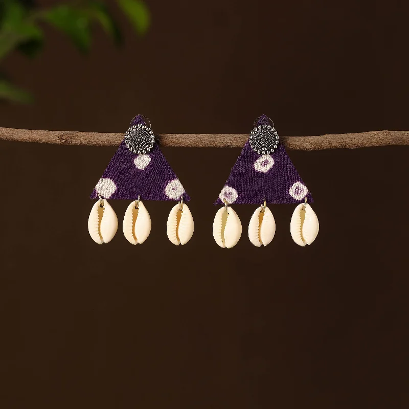 Parveen Fabart Shell Work Earrings