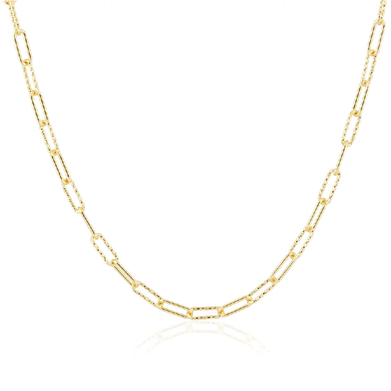 Limited-Stock Jewelry Sale – Once It's Gone, It's Gone 14K Yellow Gold Overlay Double Layer Sparkle Necklace