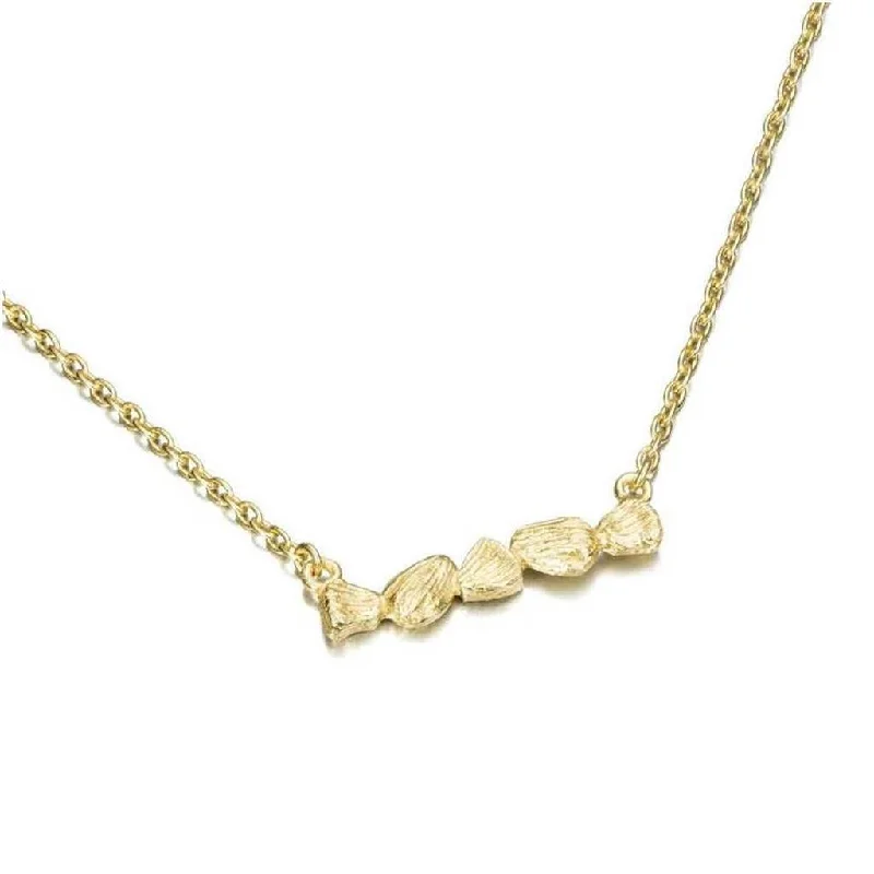 Exclusive Jewelry Offers – Shine For Less 18K Yellow Gold Vermeil Nugget Bar Necklace