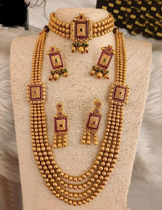 Sparkle For Less – Shop Jewelry Deals Now Maharastra Combo necklace set NMC06-257-8157N