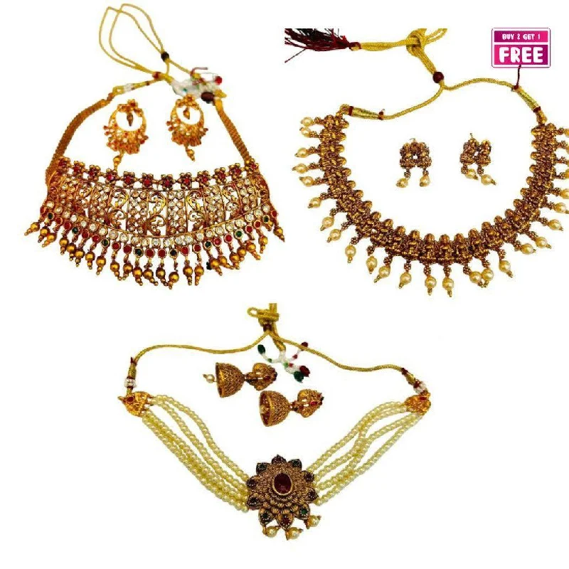 Affordable Elegance – Premium Jewelry At Special Prices Set of 3 Jewellery Set