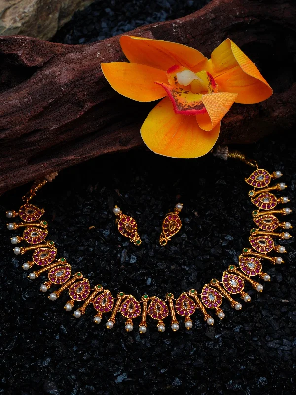 Affordable Luxury Jewelry – Style At A Great Price Elegant Short Coin Necklace Set with CZ Stones