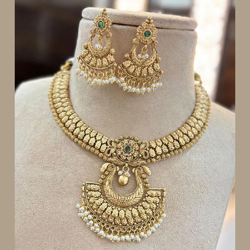 Your Perfect Accessory Now At The Best Price Jewel Addiction Copper Gold Pota Stone Necklace Set