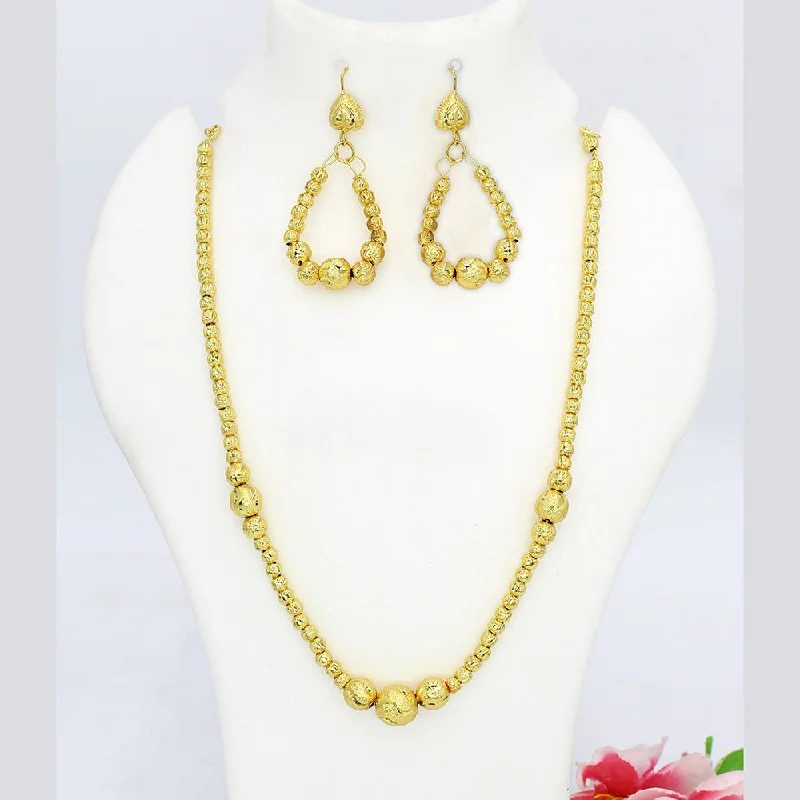 Special Offers On Handcrafted And Designer Jewelry Mahavir Forming Look Gold Plated Long Necklace Set