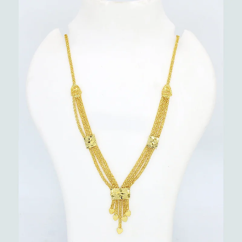 Best-Selling Jewelry Styles Now At Exclusive Discounts Mahavir Forming Look Gold Plated Long Necklace