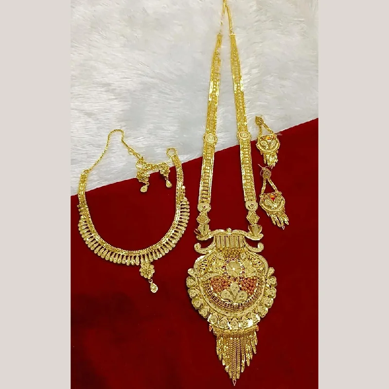 Elegant Jewelry Styles At Budget-Friendly Prices Pari Art Jewellery Forming Double Necklace Set