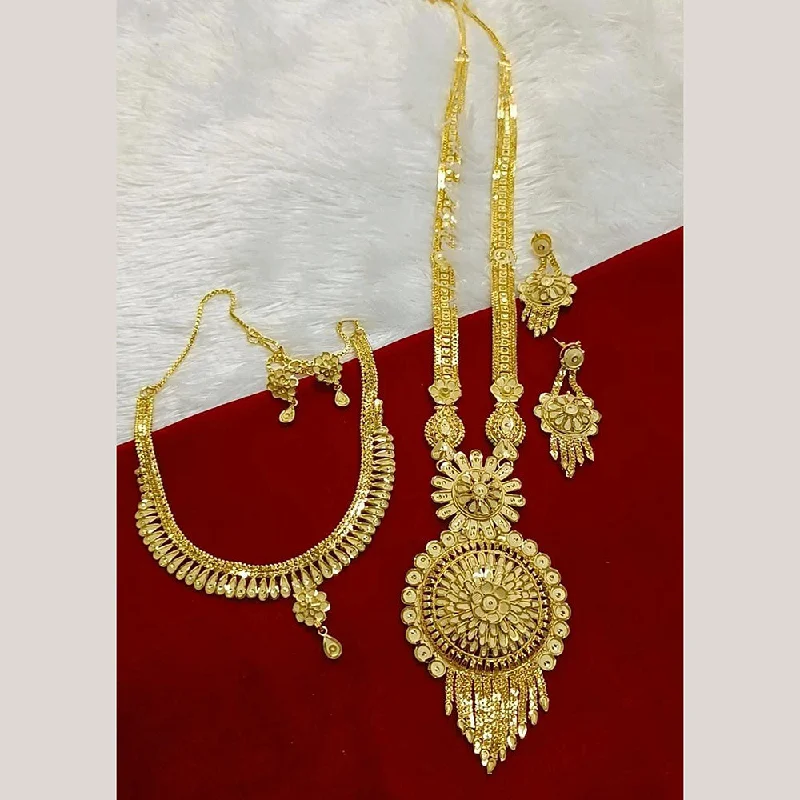 Get Your Favorite Jewelry At The Best Price Pari Art Jewellery Forming Double Necklace Set