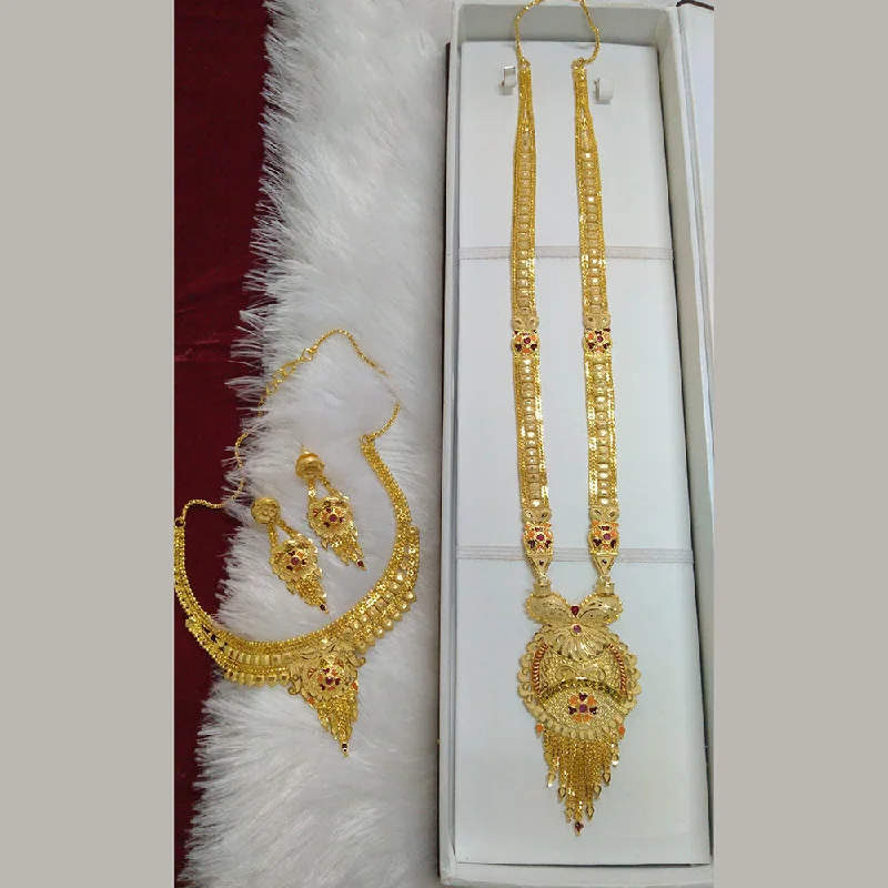 Limited-Time Jewelry Sale – Don't Miss These Deals Pari Art Jewellery Forming Double Necklace Set