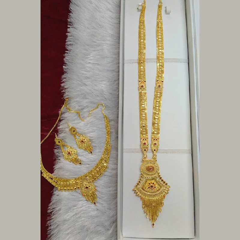 Timeless Jewelry At Special Discount Rates Pari Art Jewellery Forming Double Necklace Set