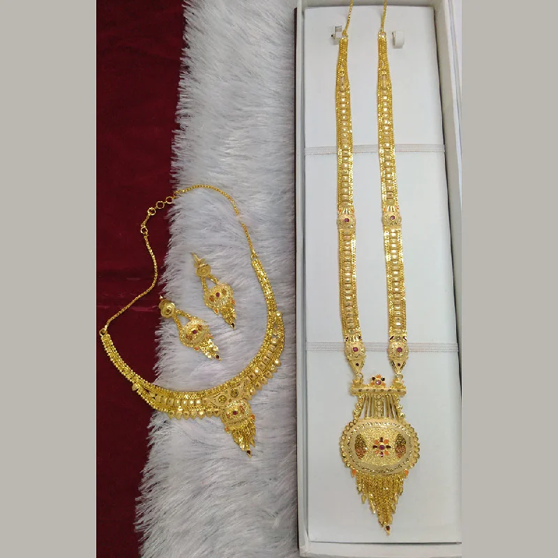 Chic And Stylish Jewelry At Exclusive Prices Pari Art Jewellery Forming Double Necklace Set