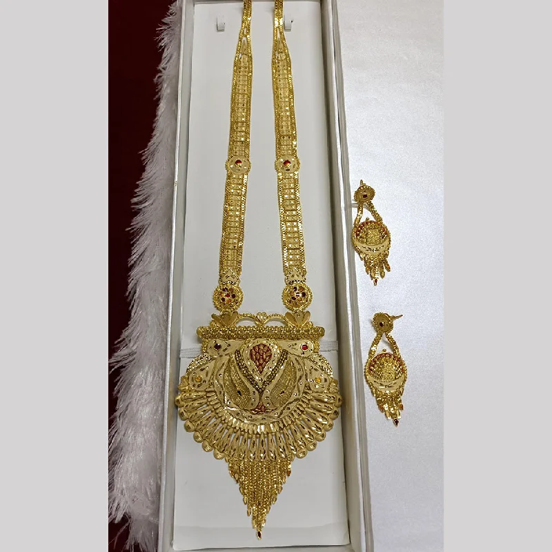 Handcrafted Beauty At Affordable Prices Pari Art Jewellery Forming Long Necklace Set