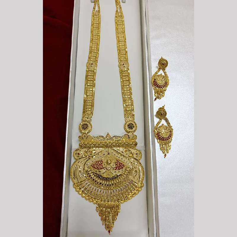 Grab Exquisite Jewelry At The Lowest Prices Pari Art Jewellery Forming Long Necklace Set