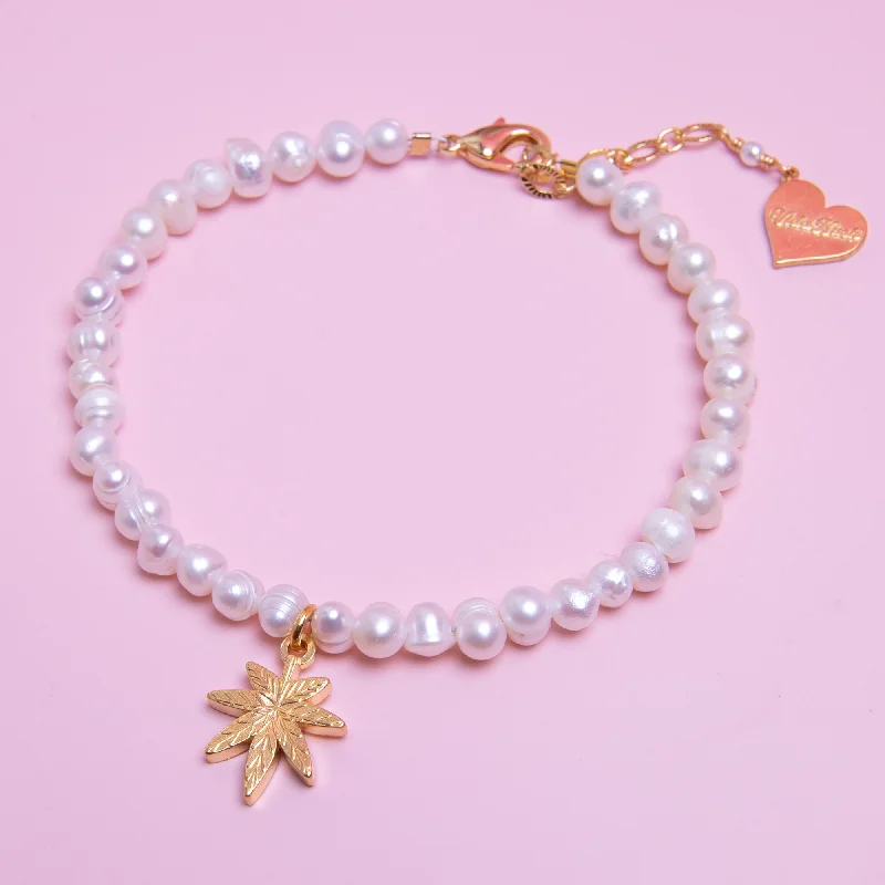 Pearl Mary Jane Anklet