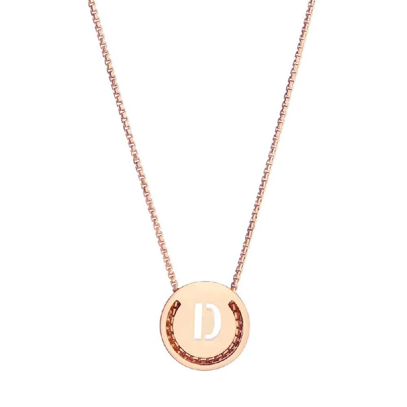 Last Chance To Grab Your Favorite Jewelry At A Discount ABC's - D 18K Gold Plated Necklace