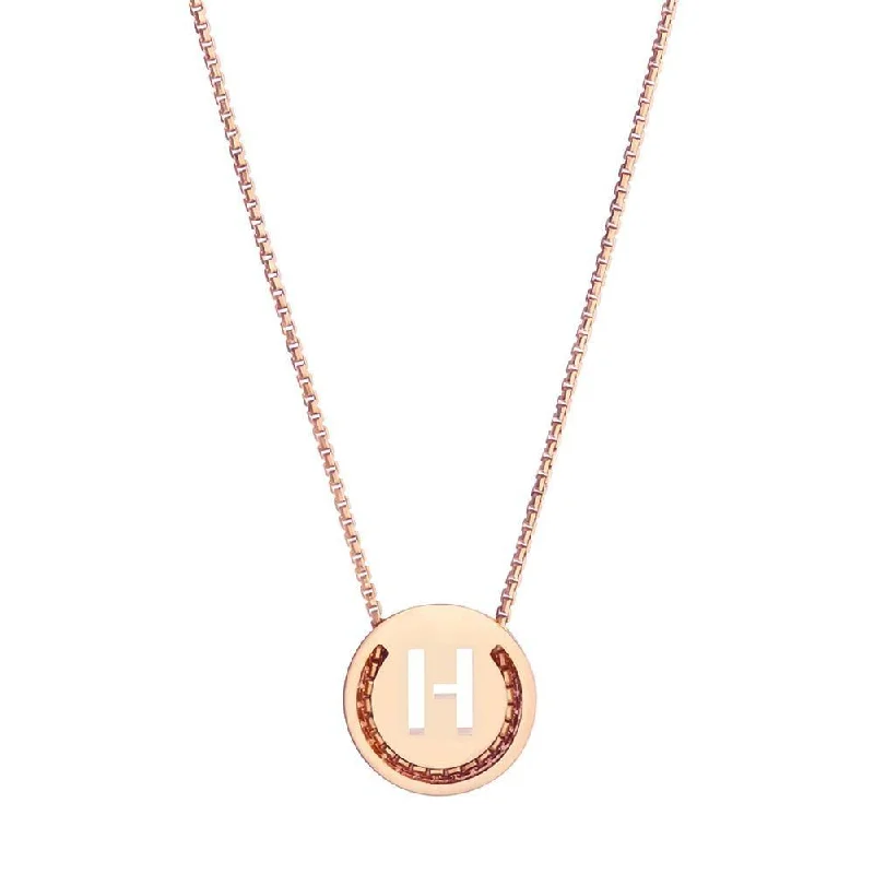 Grab Your Favorite Jewelry At The Lowest Prices ABC's - H 18K Gold Plated Necklace