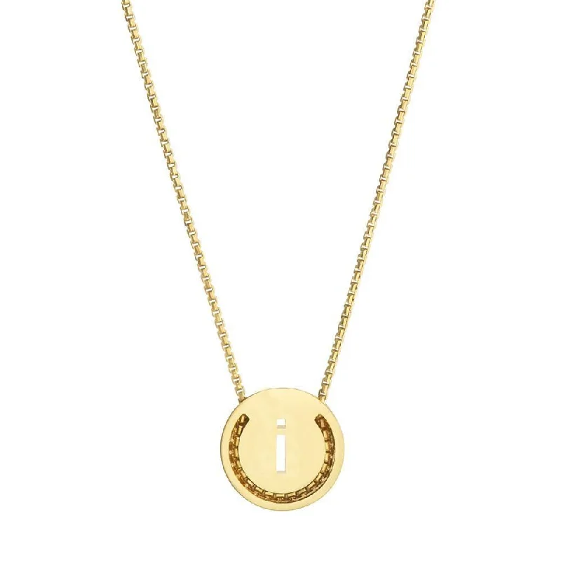 Luxury Jewelry At Unbeatable Discounts ABC's - I 18K Gold Plated Necklace