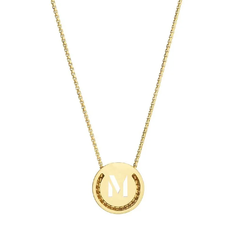 Luxury Jewelry Sale – Elegant Styles At Unbeatable Prices ABC's - M 18K Gold Plated Necklace