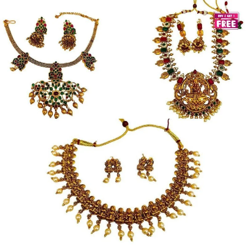 Chic And Stylish Jewelry At Discounted Prices Set of 3 Jewellery Set