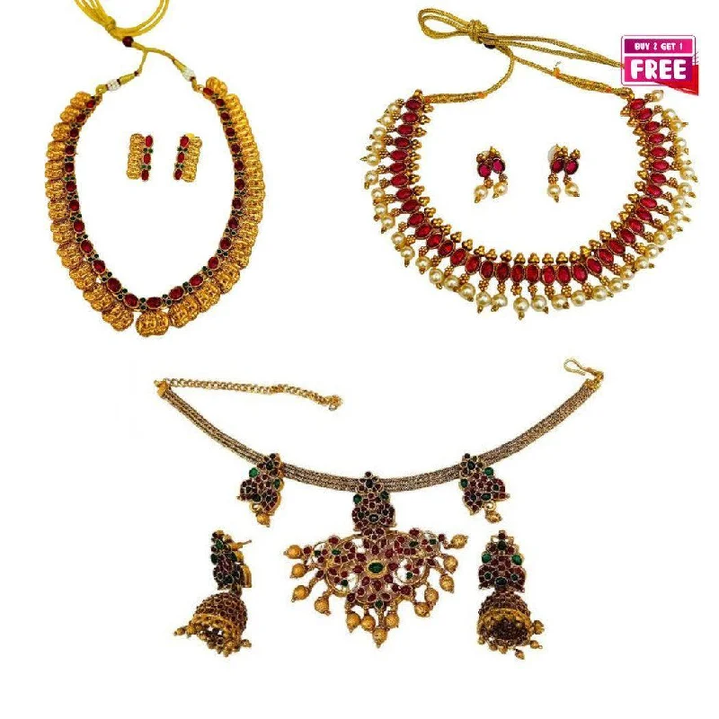 Must-Have Jewelry At Irresistible Discounts Set of 3 Jewellery Set