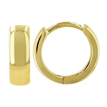 Jewelry Clearance Event – Last Chance For Stunning Deals 14K Yellow 10mm Huggie Hoops