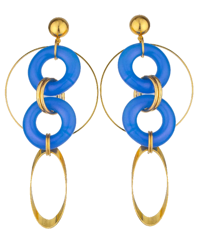 Elegant Rose Gold Jewelry For A Stylish Touch BLUE RASPBERRY EARRINGS