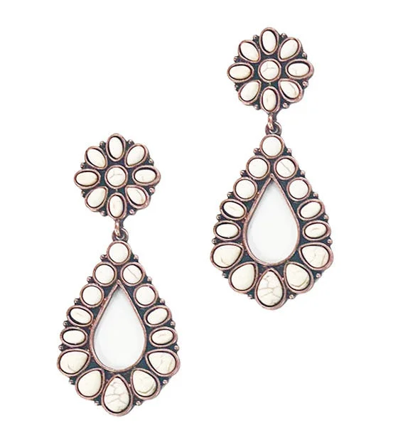 Upgrade Your Jewelry Collection For Less Cream Flower with Hoops