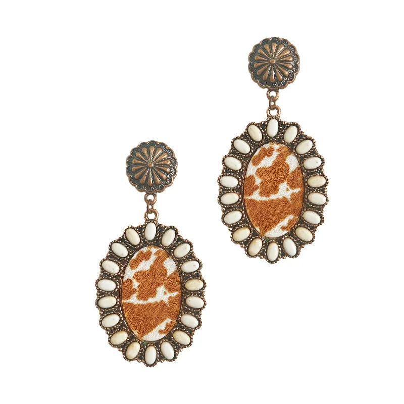 Unlock Unbeatable Jewelry Deals Before They’Re Gone Cowhide Pendant Earrings