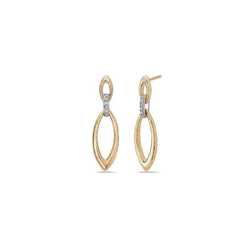 Handcrafted Jewelry Sale – Unique Designs At Low Prices Gold Marquis Drop Hoop Earring