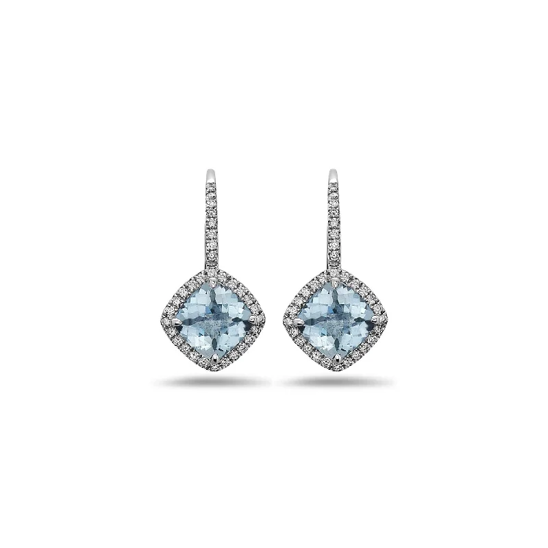 Personalized Jewelry Sale – Meaningful Gifts At Great Prices Pastel Diamond Angled Cushion Earring