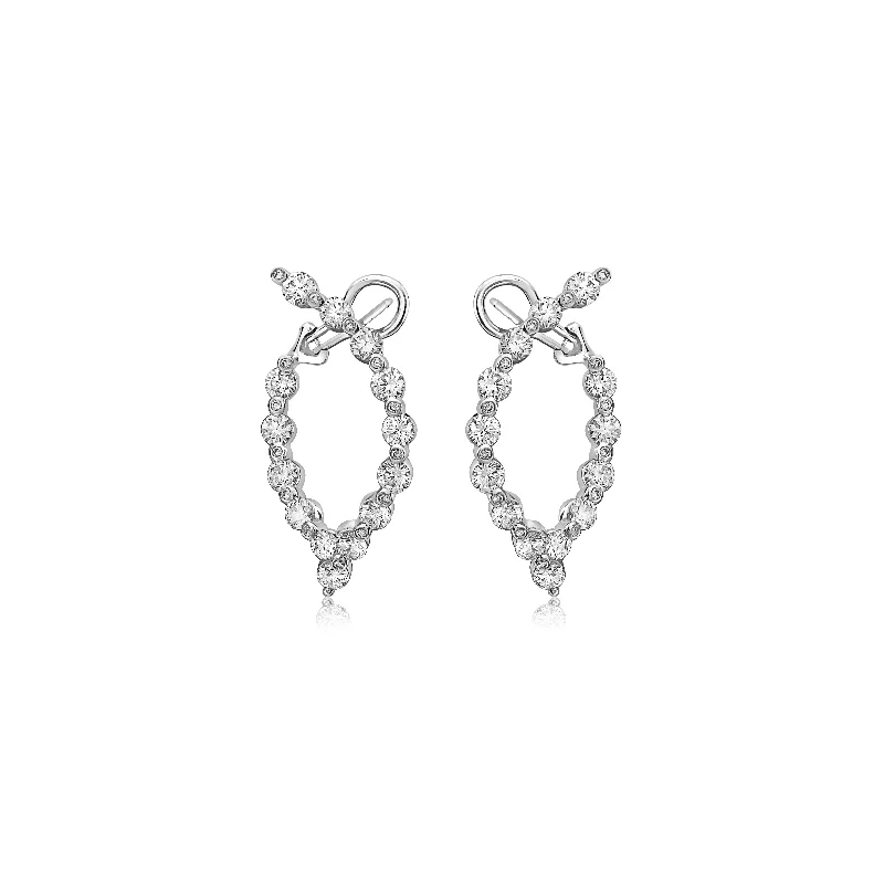 Make Your Outfit Shine With Discounted Jewelry Diamond Wishbone Classic Hoop Earring