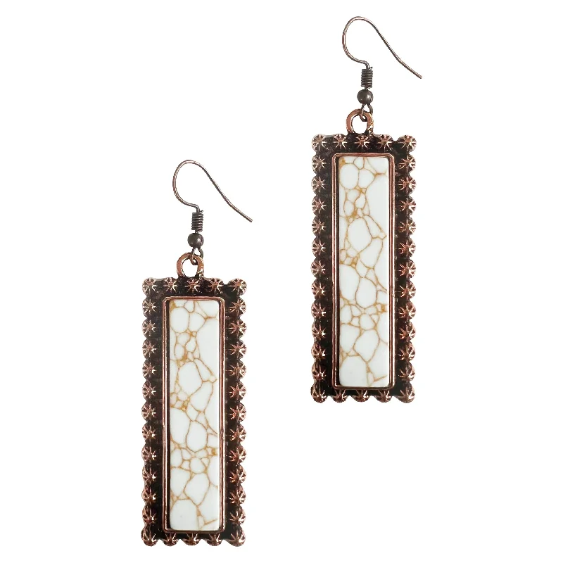 Exclusive Online Discounts On Stylish Jewelry Getting Rowdy Cream Stone Earrings