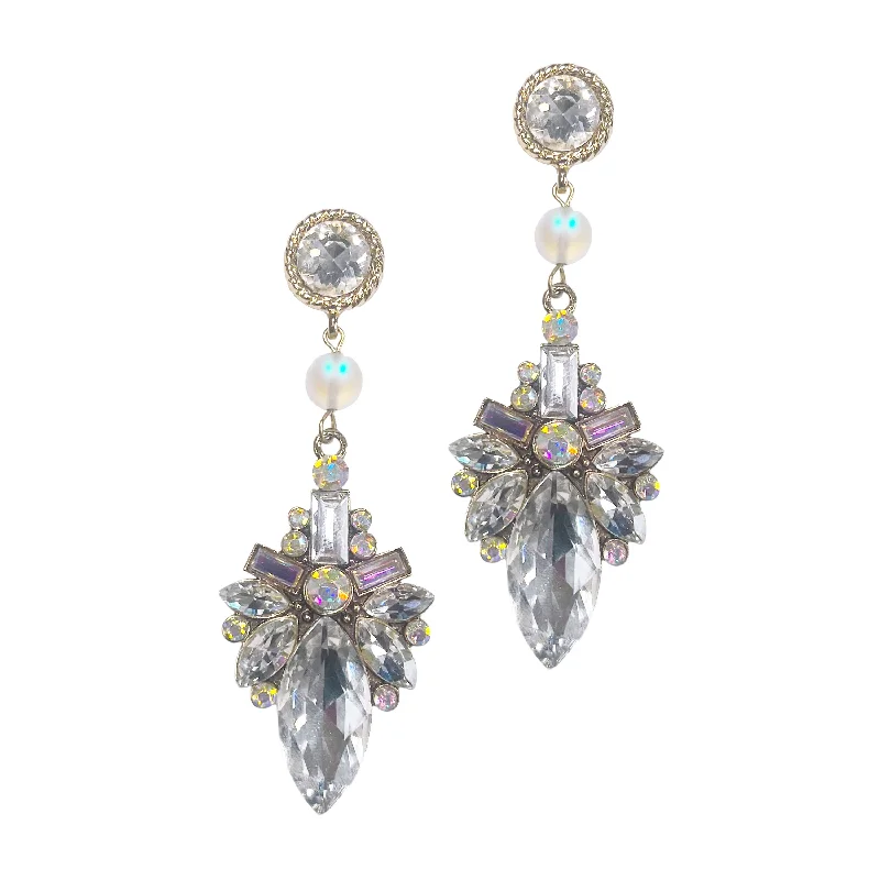 Limited-Time Jewelry Sale – Don't Miss Out On Dazzling Discounts Silver and Crystal Chandelier Earrings