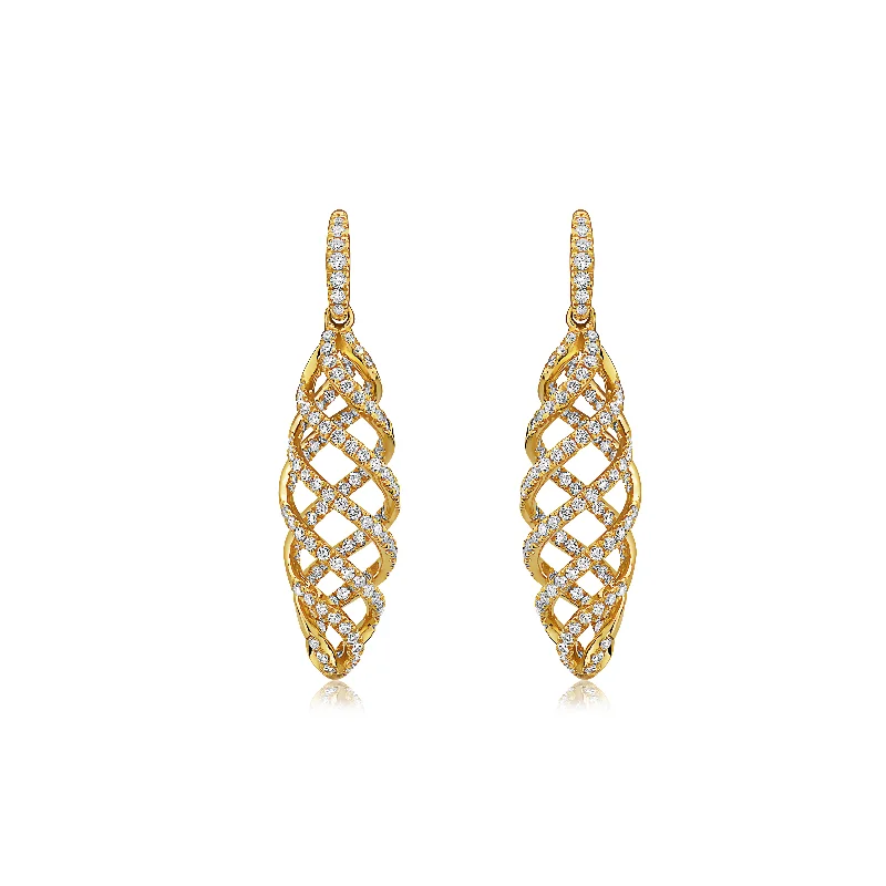 The Perfect Accessory For Less – Jewelry Sale Live Gold Tornado Drop Earring