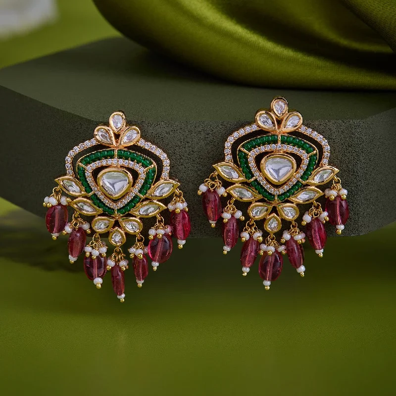 Exclusive Online Discounts On Stylish Jewelry Kundan Earring 164019