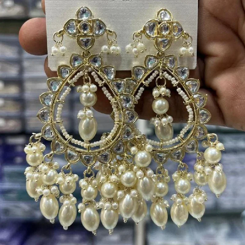 The Ultimate Jewelry Sale – Exclusive Styles At Great Prices Manisha Jewellery Gold Plated Kundan Stone And Pearls  Dangler Earrings