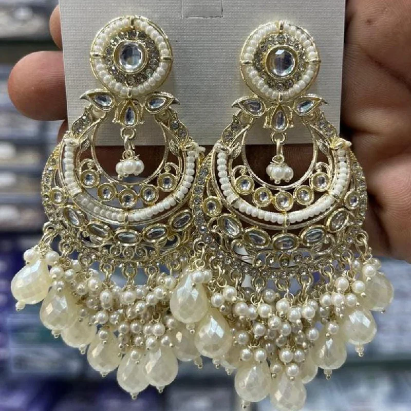 Elegant Jewelry At Unbeatable Prices – Shop Today Manisha Jewellery Gold Plated Kundan Stone And Pearls  Dangler Earrings