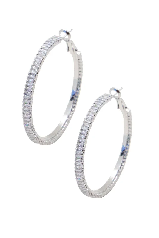 Limited-Time Jewelry Sale – Don't Miss These Deals Medium Silver Glow Frostbite Hoops