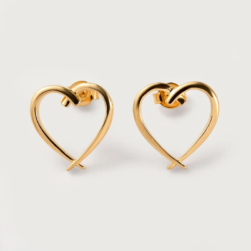 Luxury Jewelry Sale – Sparkle For Less Molto Signature Heart Earrings