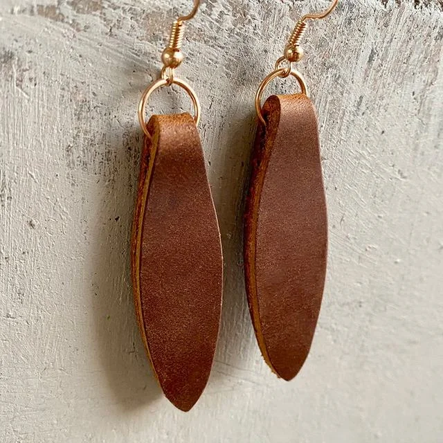 Unique Jewelry For Less – Shop The Sale Now Genuine Leather Drop Earrings