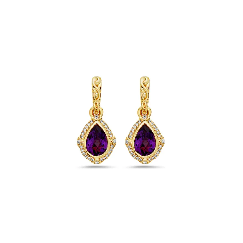 Amethyst and Yellow Gold