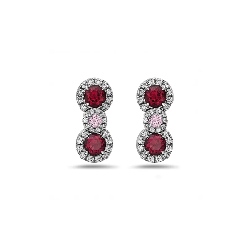 Chic, Trendy, And Affordable Jewelry Sale Pastel Diamond Triple Drop Earring