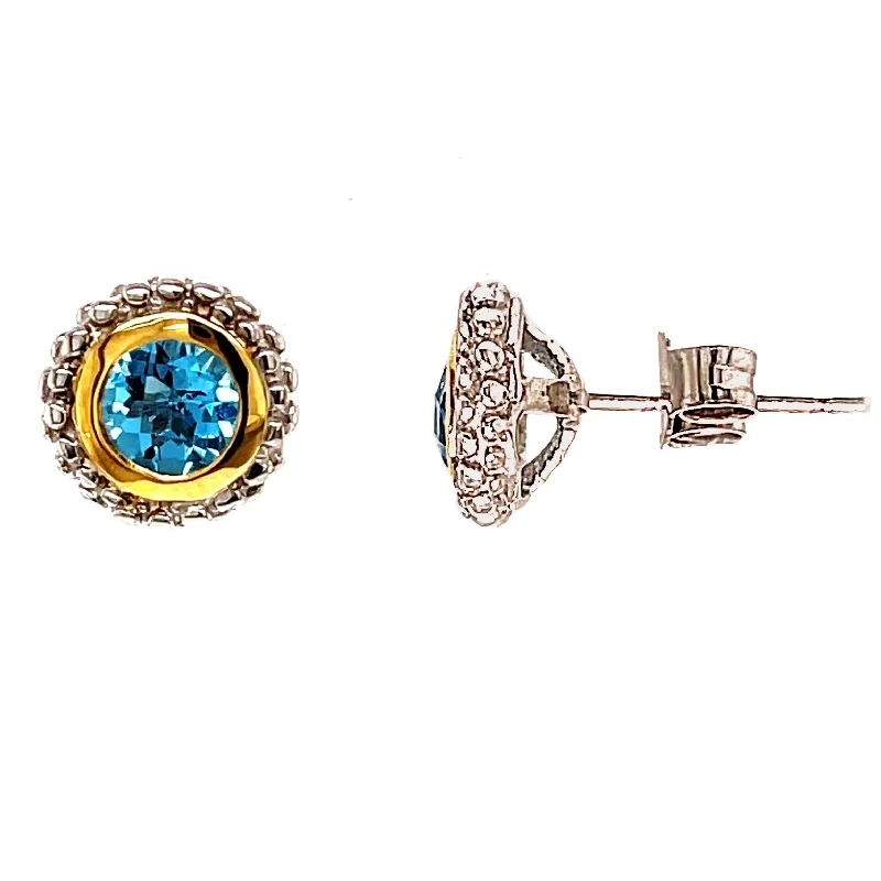 Get The Jewelry You Love At A Price You Love Phillip Gavriel Sterling Silver Blue Topaz Studs