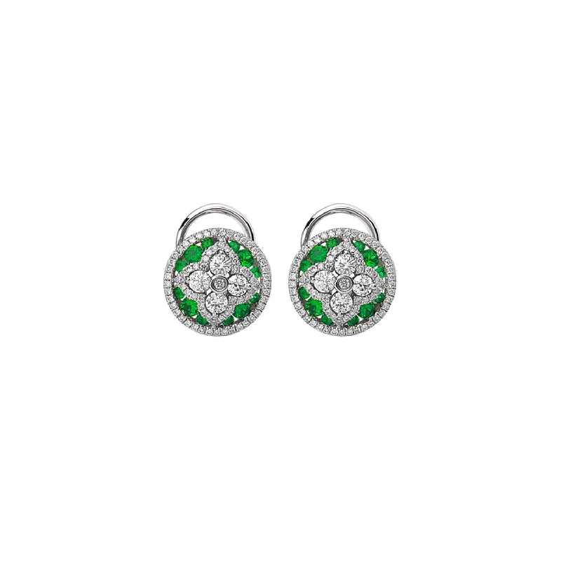 Special Jewelry Deals – Upgrade Your Collection Precious Quatrefoil Round Stud Earring