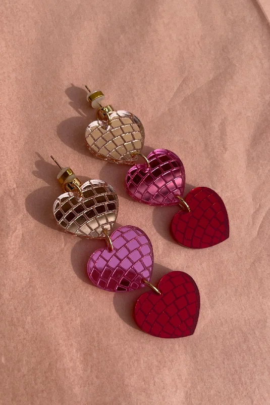 Shop Dazzling Jewelry At The Best Prices Tiered Pink Disco Heart